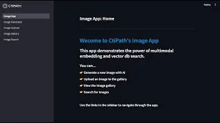 Multimodal AI Application Demo: Generate/Upload images & retrieve the images with text/image search