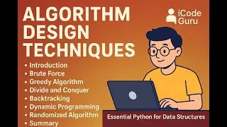 DAY 8 | Algorithm Design Techniques Explained | Essential Python for Data Structures #pyhton #dsa