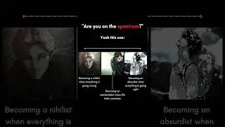 Philosophy on the spectrum #philosophy #nihilism #absurdism