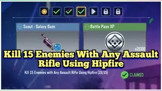Call Of Duty Mobile Kill 15 Enemies With Any Assault Rifle Using Hipfire Task Complete