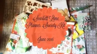 Planner Society Kit June 2016