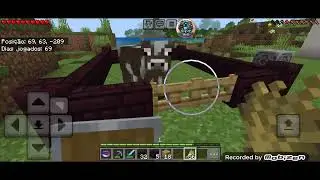 Fazendo o meu primeiro cercado de animais no minecraft ep:26