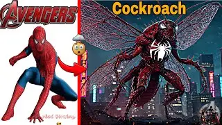 Avengers Turned Into Gigantic Cockroaches 🪳 | Ultra-Realistic 8K Cinematic Transformations