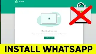 How To Install WhatsApp Without Microsoft Store | Windows 10/11