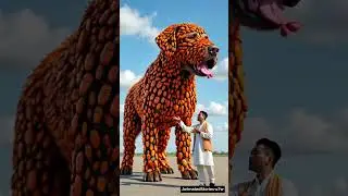 The dog covered in millions of orange beetles saved by farmer #animals #dog #treatment #viralvideo