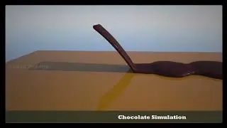 Houdini FLIP Simulation: Liquid Chocolate | High Viscosity Fluid Simulation | Rendered with Karma