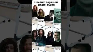 hocanın alışırsınız dediği d&uuml;zen