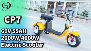 CP7&nbsp;EEC COC model dual 60v 2000W motor 4000W 55AH lithium battery electric e scooter