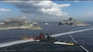 World of Warships SHLIEFFEN Operations Aircraft Carrier Repair and Escort