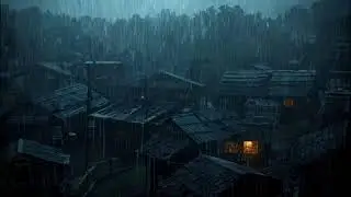 🌧️ Relaxing Heavy Rain Ambience | Cozy Night Sounds for Deep Sleep & Stress Relief