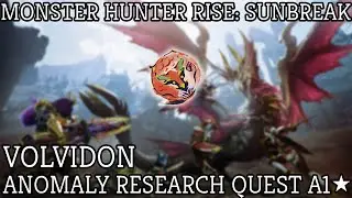 Monster Hunter Rise Sunbreak: A1 Anomaly Research: Volvidon