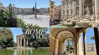 Summer in Rome: Villa Borghese, window shopping, Italian restaurants... | Italy diaries vlog 🇮🇹
