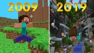 Эволюция миниигр в майнкрафт 2009-2019 - Minecraft