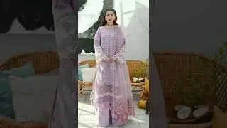 beautiful light purple color Pakistani suit designs for ladies 👌#yt #viral #dress #suit
