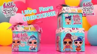 Unboxing L.O.L Surprise Confetti Pop Birthday Sisters Set ULTRA RARE  Revealed!