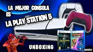 LA MEJOR CONSOLA ES PS5 UNBOXING MAS MANDO DUALSENSE COLOR ROJO