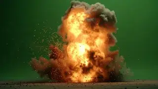 Ultra-Realistic Cinematic Explosion & Fire Effects | 4K Green Screen VFX 💥🔥