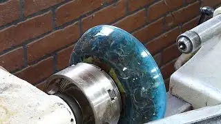 Turning Old Shavings in Resin
