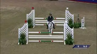 WINNING ROUND: $5,000 ROYAL PONY JUMPER FINAL-1.10m JUMP OFF - ULIOR DE HOMBOURG & MATHILDE CANDELE