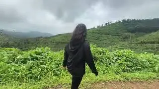 Hiking to a waterfall with a beautiful view.