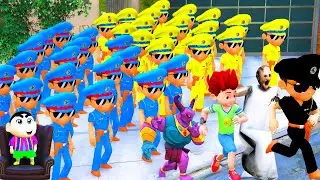 🤯😡 1000 Little Singham Find Granny, Granny Ko Ulta Latka Dia 🤣 in Gta 5 Gta5 Gameplay