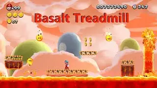 NSMBU Custom Level - Basalt Treadmill