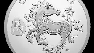 LUNAR Year of the HORSE 2026 CANADA 1oz .9999 Pure Silver Proof $15 Coin