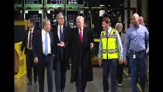 President Trump tours Ford plant in Detroit