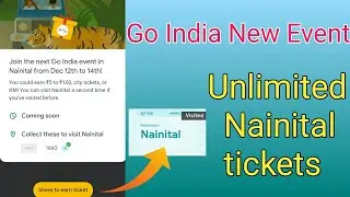 G pay Go India Nainital Event explained in telegu|| how to get unlimited Nainital tickets telugu|