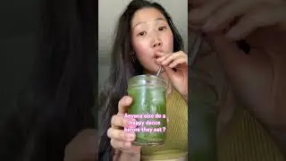 The HAPPY DANCE before eating is peak girl