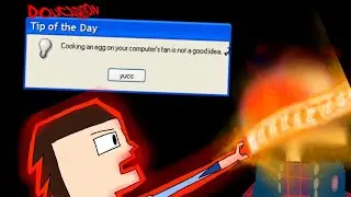 Cooking an egg on your computer's fan is not a good idea. V2