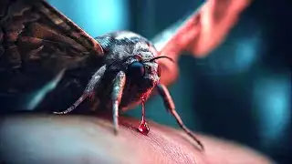 🩸 Vampire Moth That Drinks Blood 😱 | Real Insect Vampire Facts
