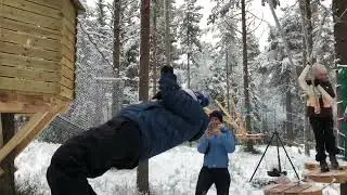 &Aring;pning av klatrepark ved DNT Osbakken