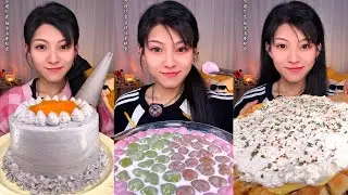 Soft Cake, Chewy Mochi & Melting Cheese Bread 😋 | ASMR Dessert Party!