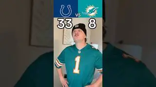 COLTS VS DOLPHINS RECAP😱🤣🏈 #nfl #football #colts #dolphins #skit #funny