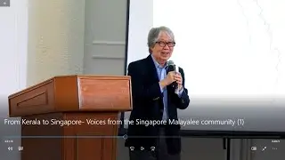 Book launch of 'From Kerala to Singapore: Voices from the Singapore Malayalee Community'