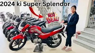 Hero Super Splendor Xtec and Canvas 2024 Model Big Discount ! Super Splendor Xtec 2024 new model !