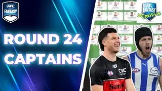 Round 24 Captains | AFL Fantasy 2024