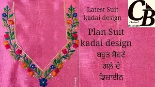 Flowers Kadai design #shorts #youtubeshorts #trendingshorts #viralshorts #diy #fashion #suit #design