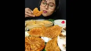 Eating Kheer & Bengali Pitha | Indian Sweets | Asmr Eating | Big Bites | Mukbang | Sweets Asmr