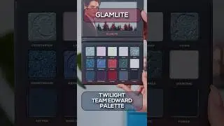 GLAMLITE - Twilight Team Edward 🧛🏻&zwj;♂️ Eyeshadow Palette - Look 2