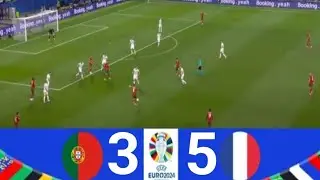 Portugal vs France (0-0) PEN 3-5 | UEFA Euro 2024 | Match Highlights