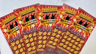 Triple Red 777 Tickets! #CALottery #Lottery