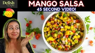 MANGO SALSA | Delish D'Lites | Caribbean Dishes