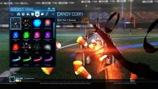 ROCKET LEAGUE - HOW TO UNLOCK ALL 6 HALLOWEEN TRICKS AND TREAT ITEMS  - HIDDEN POINT SYSTEM THEORY !