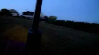 lady tractor driver topping in the dark