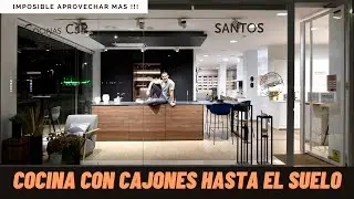 Cocina con ISLA MODERNA CJR // IMPOSIBLE APROVECHAR MAS 🧐