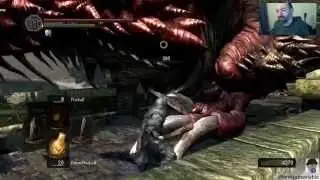 Dark Souls - Knight vs. Hellkite Wyvern