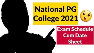 👉National Pg College Examintation Schedule updates | NPG semester exam 2021 exam date cum Date sheet