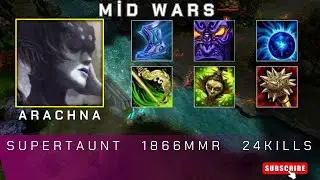 HoN | Mid Wars | Arachna | SuperTaunt | 1866 MMR